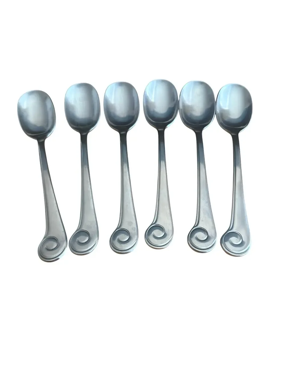 Ginkgo 18/10 stainless 380 nautilus design six piece spoon set